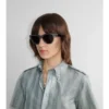 Check Round Sunglasses