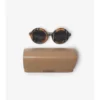 Check Round Sunglasses