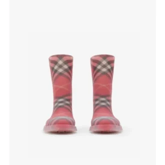 Check Rubber Marsh High Boots