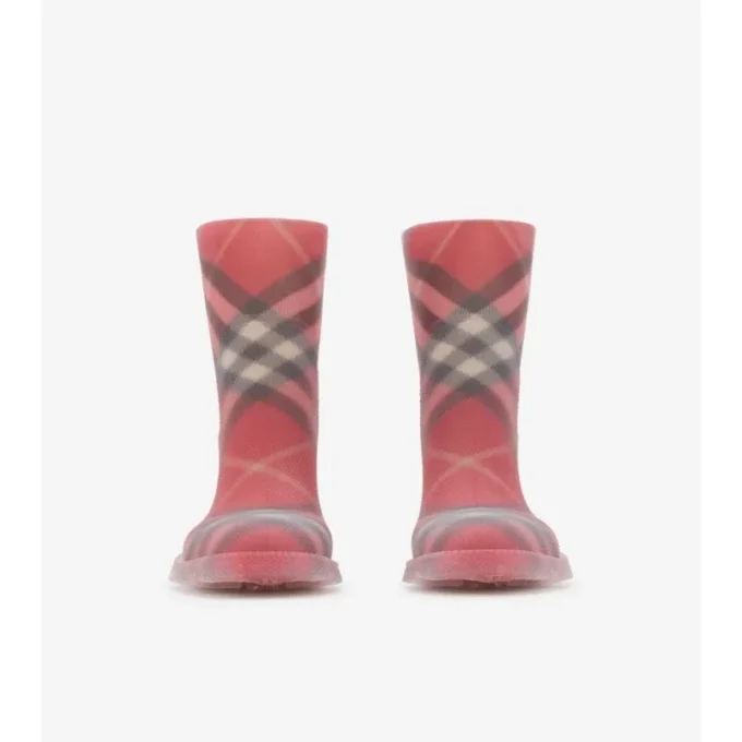 Check Rubber Marsh High Boots