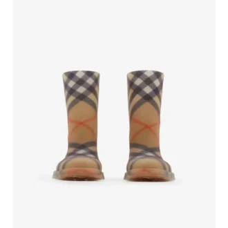 Check Rubber Marsh High Boots