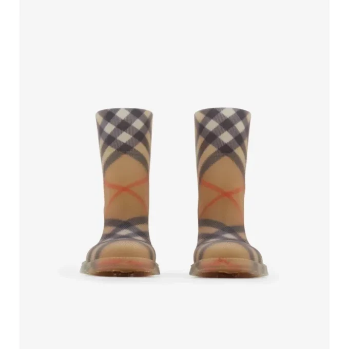 Check Rubber Marsh High Boots