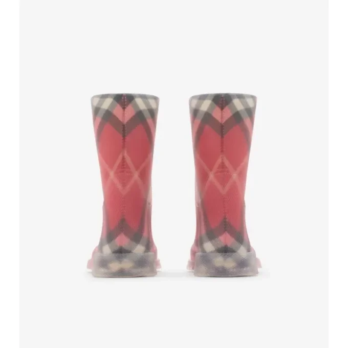 Check Rubber Marsh High Boots