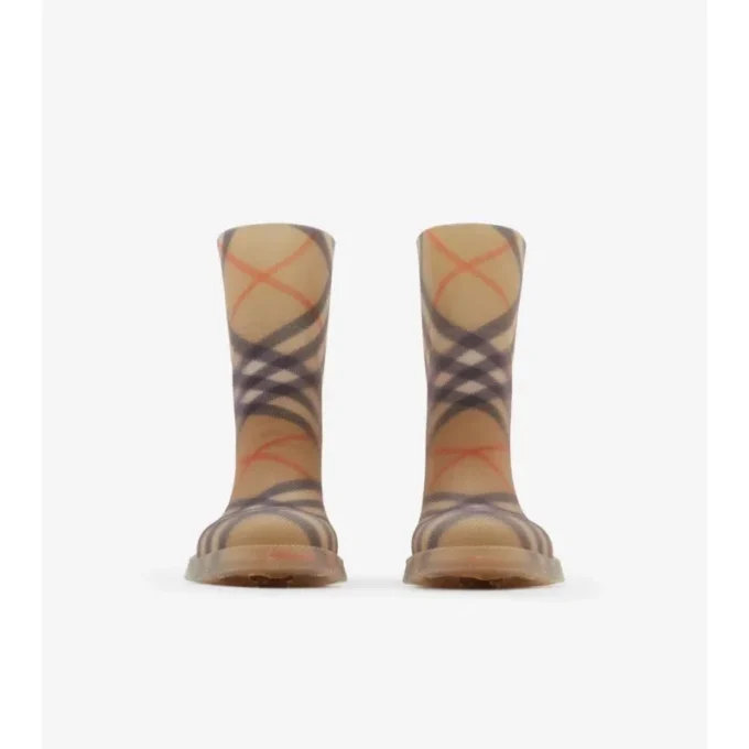 Check Rubber Marsh High Boots