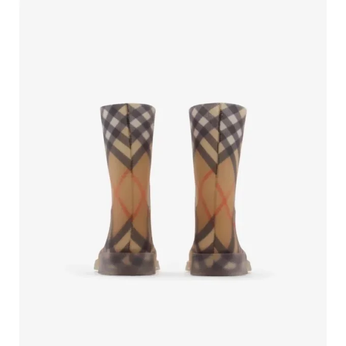 Check Rubber Marsh High Boots