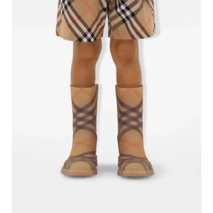 Check Rubber Marsh High Boots
