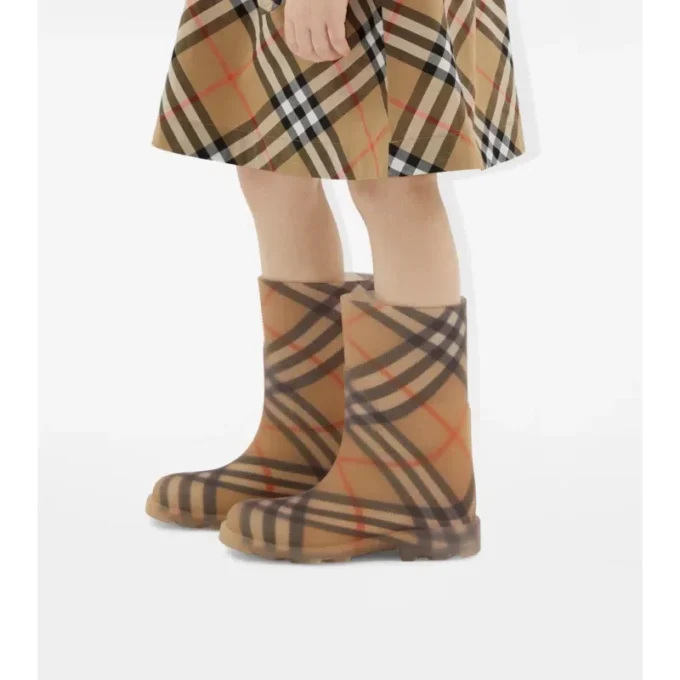 Check Rubber Marsh High Boots