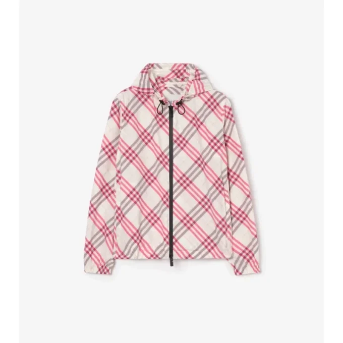 Check Salcombe Hooded Jacket 