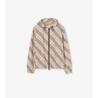 Check Salcombe Hooded Jacket 