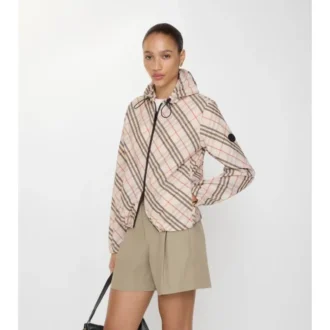 Check Salcombe Hooded Jacket 