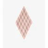 Check Silk Chiffon Scarf