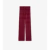 Check Silk Pyjama Trousers