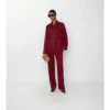 Check Silk Pyjama Trousers
