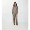 Check Silk Pyjama Trousers