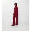 Check Silk Pyjama Trousers