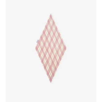 Check Silk Scarf