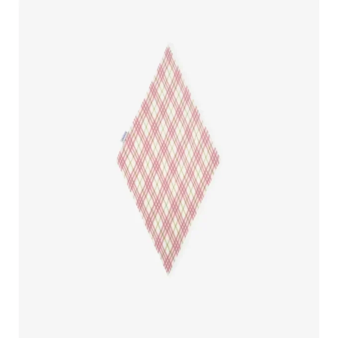 Check Silk Scarf
