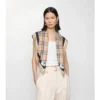 Check Silk Scarf