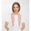 Check Silk Scarf