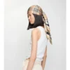 Check Silk Scarf