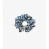 Check Silk Scrunchie