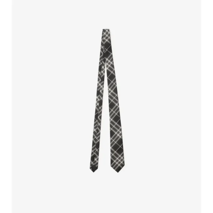 Check Silk Tie