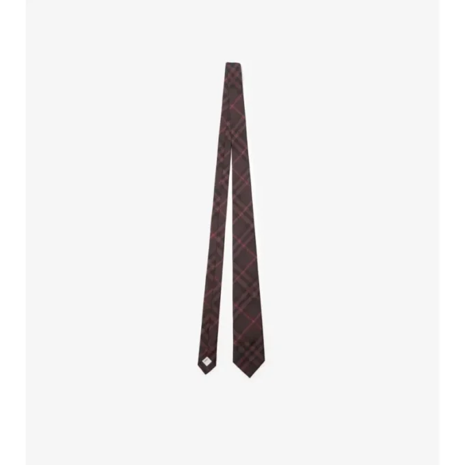 Check Silk Tie