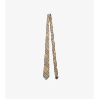 Check Silk Tie