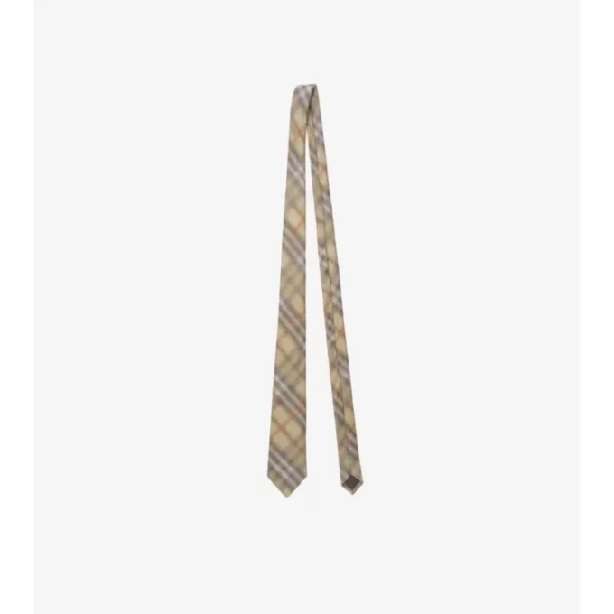 Check Silk Tie