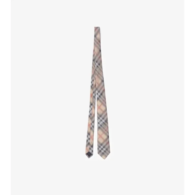 Check Silk Tie