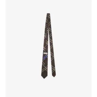 Check Silk Tie