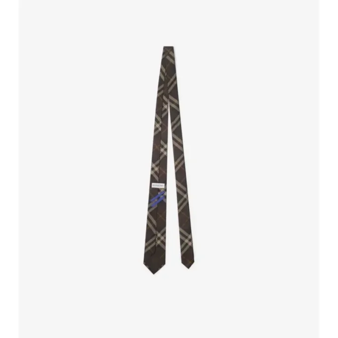Check Silk Tie