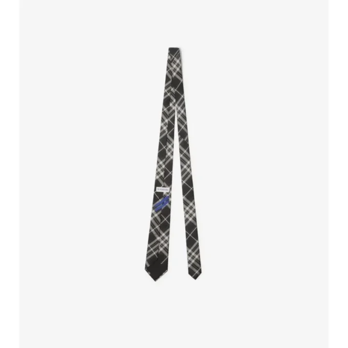 Check Silk Tie
