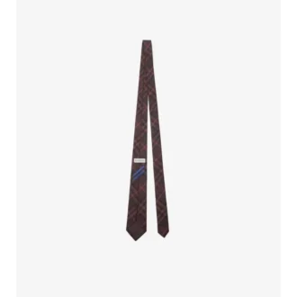 Check Silk Tie
