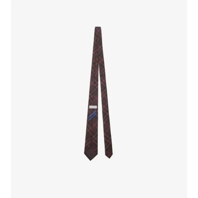 Check Silk Tie