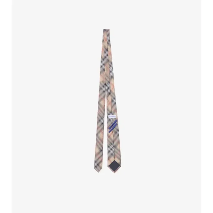 Check Silk Tie