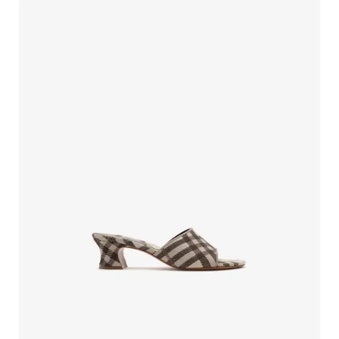 Check Sloane Mules 