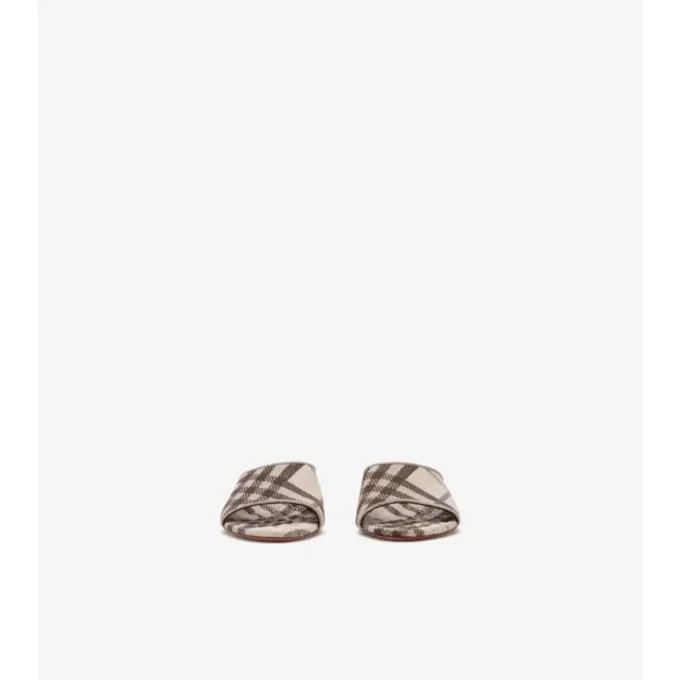 Check Sloane Mules 