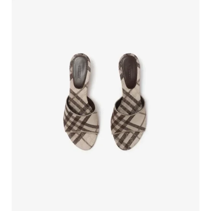 Check Sloane Mules 