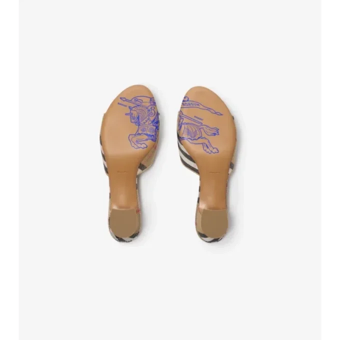 Check Sloane Mules 