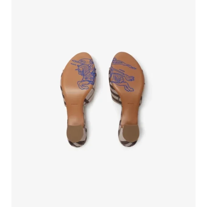 Check Sloane Mules 