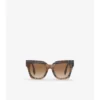 Check Square Sunglasses