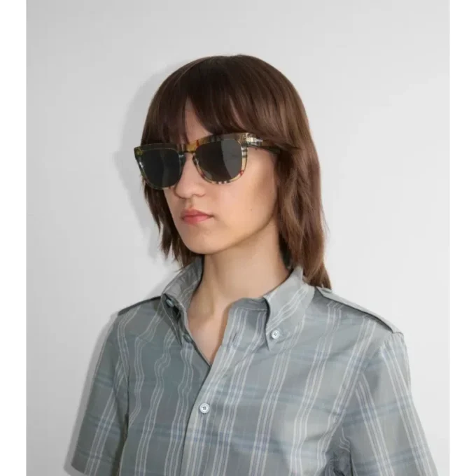 Check Square Sunglasses