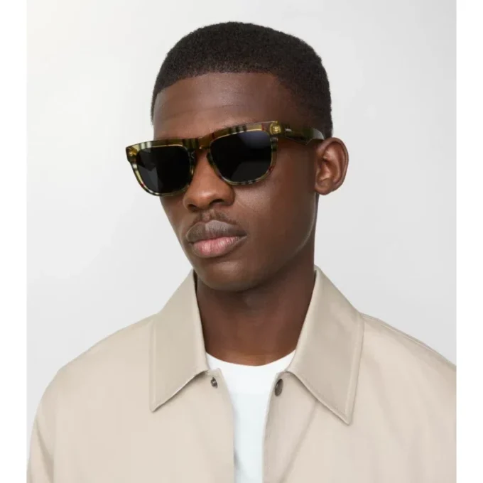 Check Square Sunglasses
