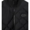 Check-Stitch Nylon and Wool Jacket