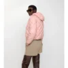 Check-Stitch Nylon Delley Puffer Jacket