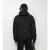Check-Stitch Nylon Doversgreen Puffer Jacket