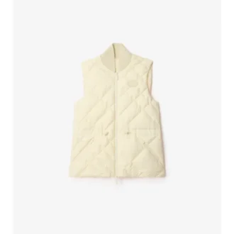 Check-Stitch Nylon Gilet