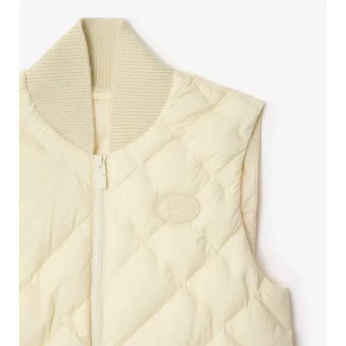Check-Stitch Nylon Gilet