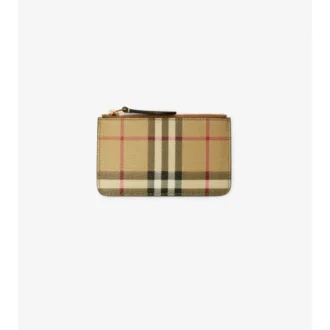Check Strap Coin Case